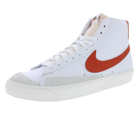 Picture of Nike Women Modern Basketball Shoe, White Mantra Orange Sail, 8.5 US - Size: 8.5