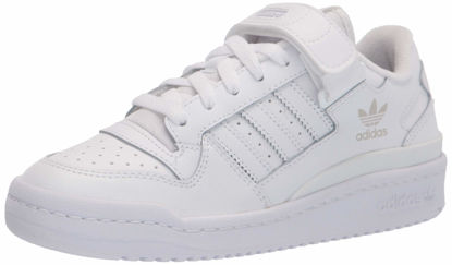 Picture of adidas Originals unisex child Forum Low Sneaker, White/White/White, 13 Little Kid US - Size: 13 Little Kid