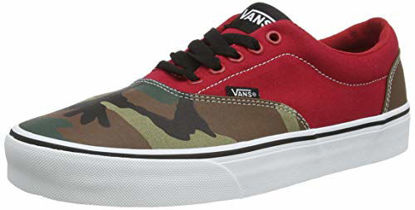 Picture of Vans Men's Low-Top Trainers Sneaker, Mixed Camo Chili Pepper White, 8.5 - Size: 8.5 Women/8.5 Men