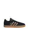 Picture of adidas Women's VL Court 3.0 Sneaker, Black/Shadow Brown/Matte Gold, 8 - Size: 8