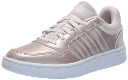 Picture of adidas Women's Hoops 3.0 Sneaker, White/Putty Mauve/Putty Mauve, 9 - Size: 9