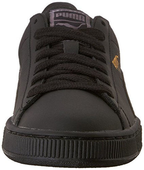 Picture of PUMA mens Basket Classic Lfs Fashion Sneaker, Black/Team Gold, 10.5 US - Size: 10.5