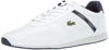 Picture of Lacoste Men's MENERVA Sneaker White/Navy 8.5 Medium US - Size: 8.5 M US