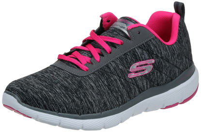 Picture of Skechers Women's Flex Appeal 3.0-Insiders Trainers, BKHP, 12 - Size: 12