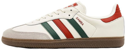 Picture of adidas Samba OG Big Kid (Off White Red Green, 4) - Size: 4