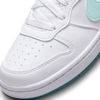 Picture of Nike Court Borough Low Recraft Big Kids' Shoes (DV5456-102, White/GEODE Teal/Jade ICE) Size 4.5 - Size: 4.5 Big Kid