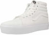 Picture of Vans, SK8-Hi Platform Sneakers 2.0 - True White, 6.5 Women / 5 Men. (US) - Size: 6.5 Women/5 Men