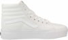 Picture of Vans, SK8-Hi Platform Sneakers 2.0 - True White, 6.5 Women / 5 Men. (US) - Size: 6.5 Women/5 Men