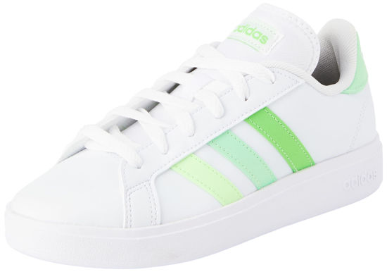 Picture of adidas Women's Sneaker, Cloud White Semi Green Spark Green Spark, 6.5 - Size: 6.5