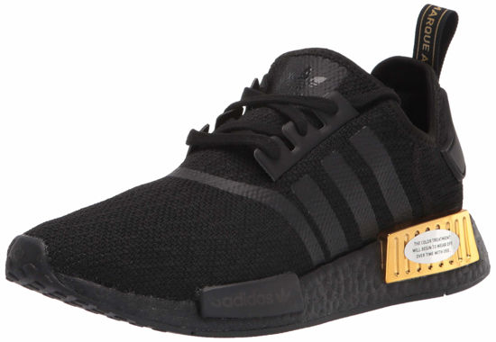 Picture of adidas Originals womens Nmd_r1 Sneaker, Black/Black/Gold Metallic, 6 US - Size: 6