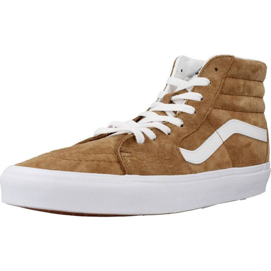 Picture of Vans SK8-Hi™ (Pig Suede) Tobacco Brown Men's 5.5, Women's 7 Medium - Size: 7 Women/5.5 Men