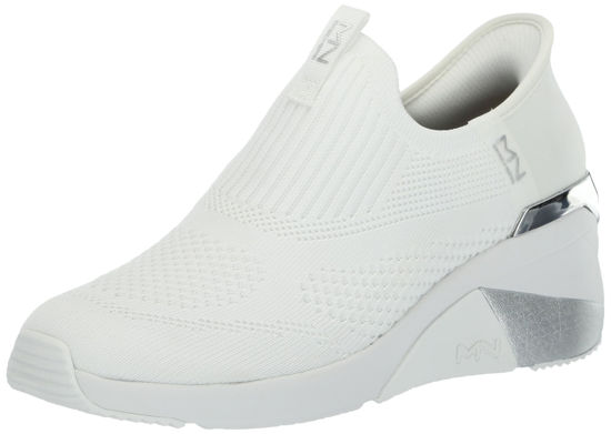 Picture of Skechers Women's A-Wedge-CRECENT Sneaker, White, 11 - Size: 11