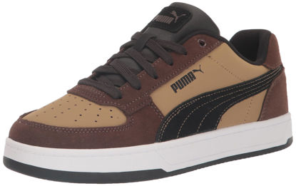 Picture of PUMA Men's CAVEN 2.0 BUCK SUEDE Sneaker, Totally Taupe-PUMA Black-Chestnut Brown, 9 - Size: 9