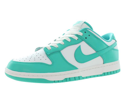 Picture of Nike Dunk Low Men White/Clear Jade-White DV0833-101 10 - Size: 10