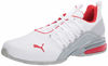 Picture of PUMA Men's Axelion Block Cross-trainer, White-High Rise-high Risk Red, 9 - Size: 9