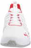 Picture of PUMA Men's Axelion Block Cross-trainer, White-High Rise-high Risk Red, 9 - Size: 9