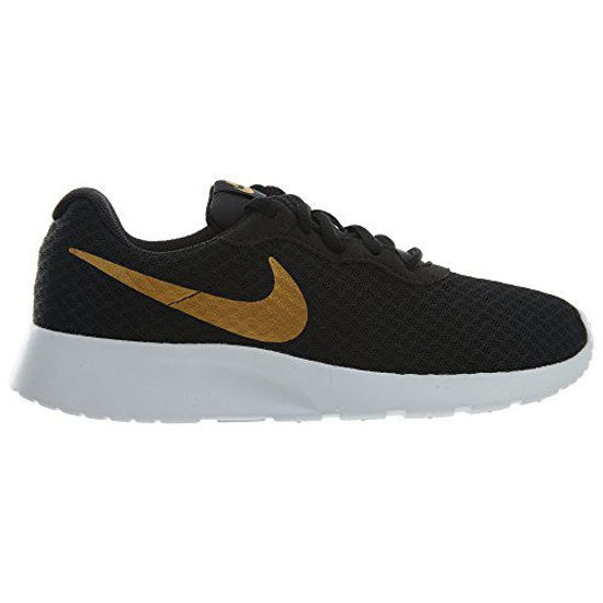 Picture of Nike Women's Tanjun Running Sneaker Black/Metallic Gold 11 - Size: 11