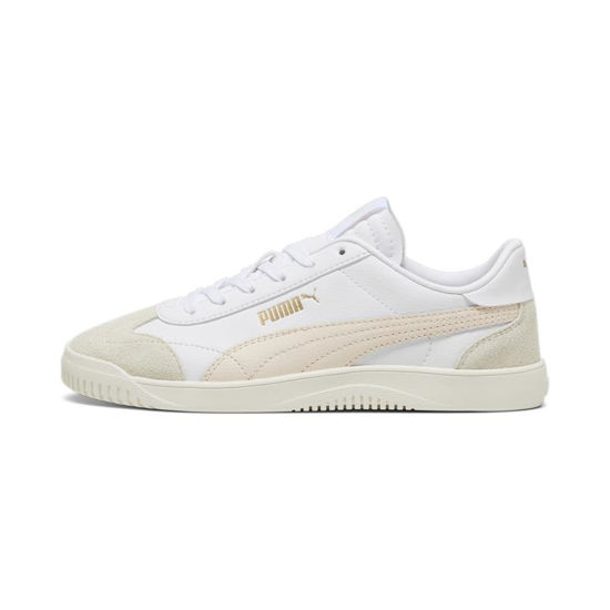 Picture of PUMA Womens Club 5v5 Sneaker, PUMA Womens White-Rosebay-PUMA Womens Gold, 5.5 - Size: 5.5