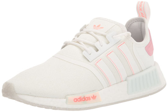 Picture of adidas Women's NMD_r1 Sneaker, White/White/Acid Red, 6.5 - Size: 6.5