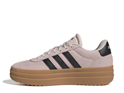 Picture of adidas Women's VL Court Bold Sneaker, Wonder Quartz/Black/Wonder Beige, 8.5 - Size: 8.5