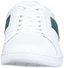 Picture of Lacoste Men's Carnaby Sneaker, Blanc/Vert Leather, 10 Medium US - Size: 10