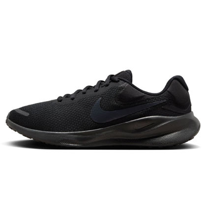 Picture of NIKE Men's Running Shoe, Black Off Black, 8.5 AU - Size: 7