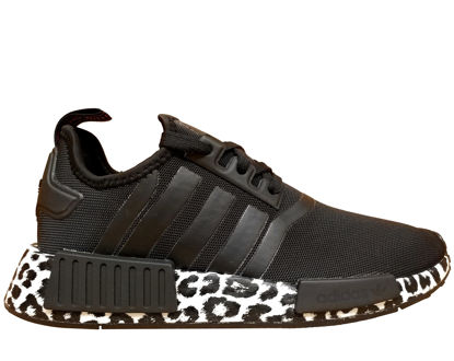 Picture of adidas Originals Womens NMD_R1 Sneakers (Black Leopard, 6) - Size: 6