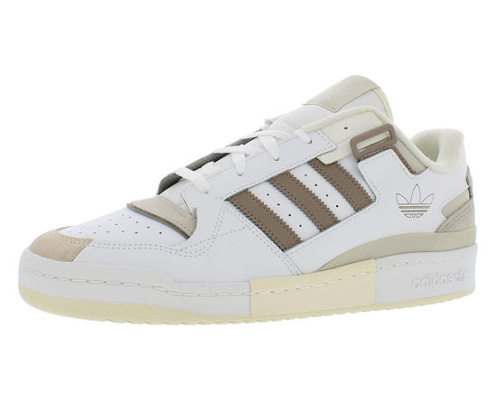 Picture of adidas Forum Exhibit Low Mens Shoes Size 12.5, Color: Cloud White/Chalky Brown/Cream White - Size: 12.5