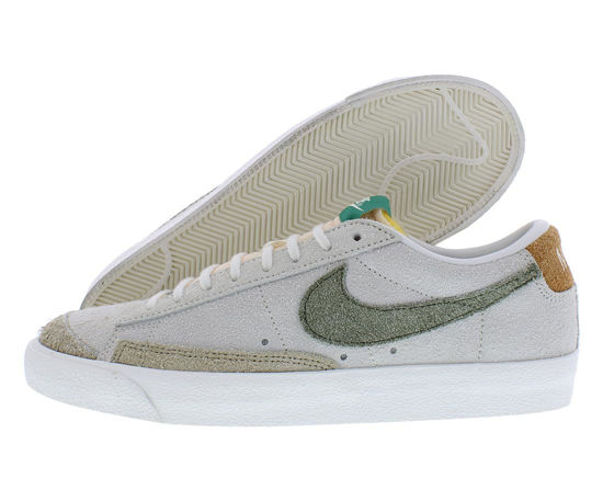 Picture of Nike Blazer Low '77 PRM Coconut Milk/Multi/Color/Sail 10 D (M) - Size: 10