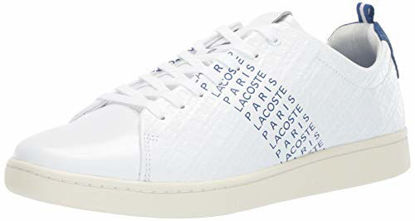 Picture of Lacoste Men's Carnaby Sneaker, White/Dark Blue, 7.5 Medium US - Size: 7.5