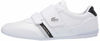 Picture of Lacoste Men's Misano Strap 120 1 U CMA Sneaker, White/Black, 9 Medium US - Size: 9