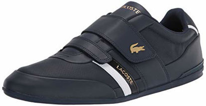 Picture of Lacoste mens Misano Strap 0120 1 Cma Sneaker, Navy/Black, 11 US - Size: 11