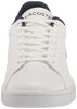 Picture of Lacoste Mens Carnaby Sneaker, White/Navy/Red, 9 - Size: 9