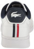 Picture of Lacoste Mens Carnaby Sneaker, White/Navy/Red, 9 - Size: 9