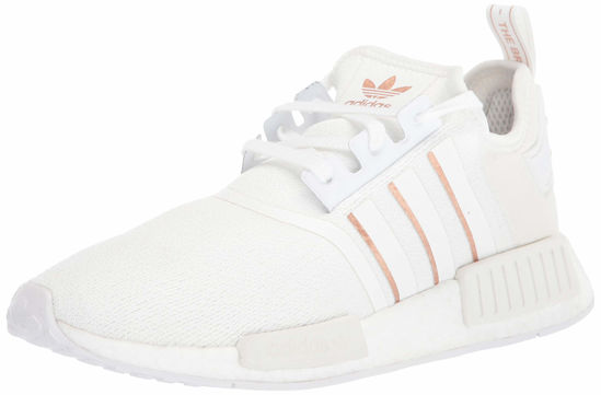 Picture of adidas Originals womens NMD_R1 Sneaker, White/Rose Gold Metallic, 10.5 - Size: 10.5