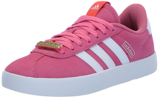 Picture of adidas Women's VL Court 3.0 Sneaker, Pink Fusion/White/Bright Red, 8.5 - Size: 8.5