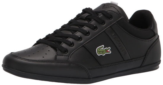 Picture of Lacoste mens Chaymon Sneaker, Black_white, 7 US - Size: 7