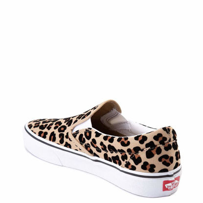 Picture of Unisex Authentic Classic Sneakers Skate Shoe (6.5 W US / 5 M US, Slip On - Leopard 7483) - Size: 6.5 Women/5 Men