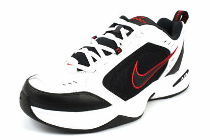 Picture of Nike Air Monarch Iv Mens Style : 416355-101 Size : 8 M US White/Black-Varsity Red - Size: 8 D(M) US