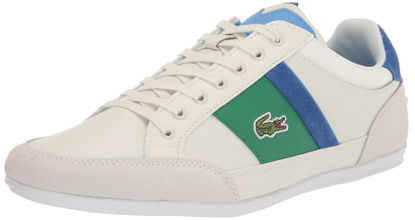 Picture of Lacoste Men's Chaymon Sneaker, Wht/Blu, 9.5 - Size: 9.5