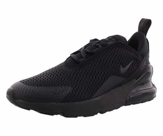 Picture of Nike Preschool Air Max 270 (PS) AO2372 006 Triple Black - Size 11 - Size: 11 Little Kid