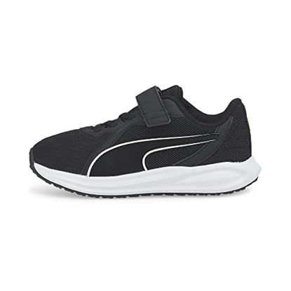 Picture of PUMA Twitch Runner Sneaker, Black White, 13 US Unisex Little Kid - Size: 13 Little Kid