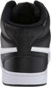 Picture of Nike Men's Court Vision Mid Sneaker, Black/White, 7 Regular US - Size: 7 Regular US