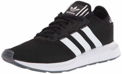 Picture of adidas Originals Women's Swift Essential Sneaker, Black/White/Silver, 10.5 - Size: 10.5