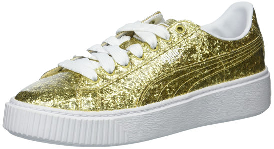 Picture of PUMA Basket Platform Glitter - Size: 7