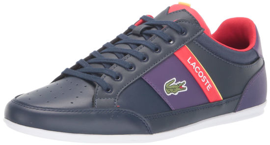 Picture of Lacoste Men's Chaymon Sneaker, Navy/Purple, 8 - Size: 8