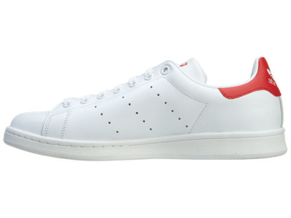 Picture of adidas Originals Men's Stan Smith Legacy Sneaker, White/White/Collegiate Red, 4 - Size: 4