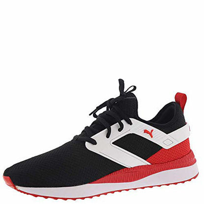 Picture of PUMA Pacer Next Excel Mesh Men's Sneaker 13 D(M) US Black-High Risk Red-White - Size: 13