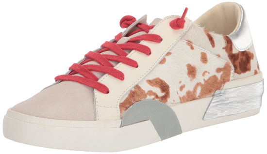 Picture of Dolce Vita Women's Zina Sneaker, TAN Calf Hair, 10 - Size: 10