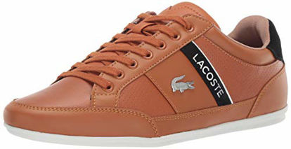 Picture of Lacoste Men's Chaymon Sneaker tan/Off White 7 Medium US - Size: 7 M US